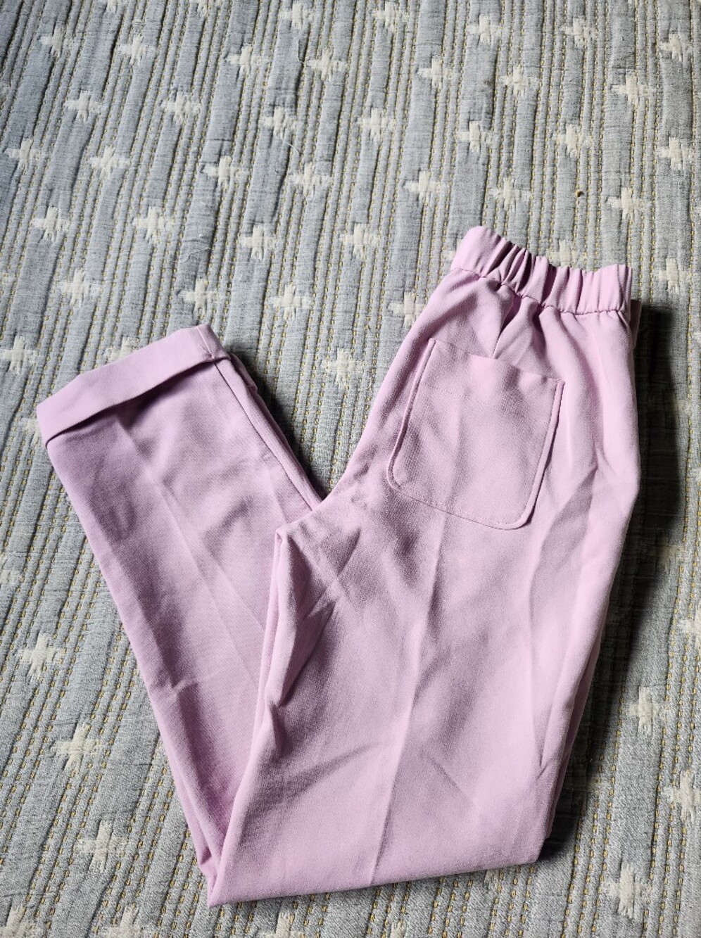 Maeve Anthropologie Pink Grannycore  Elastic-Waist Pocket Pants 0